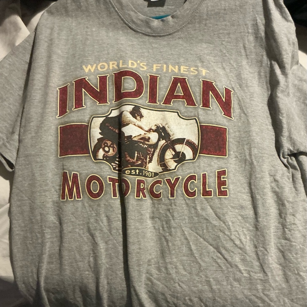 Authentic Indian Motorcycles T shirt size Large